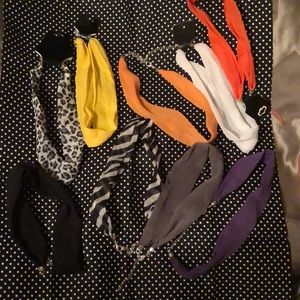 🌻2/$10 Set of 9 chokers or possibly headbands. 9 colors